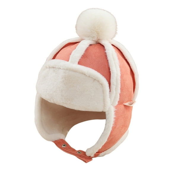 Baby Boy Ushanka Earflap Winter Trooper Cap Unisex Kids Trapper Hat