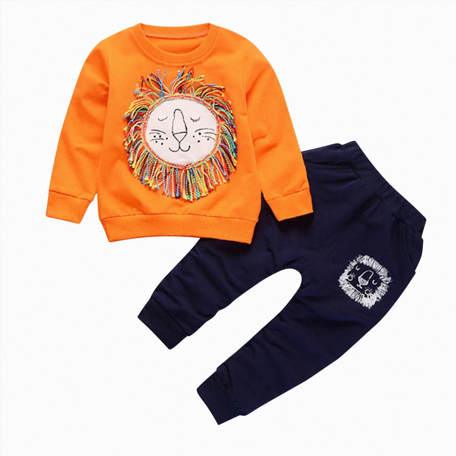 Baby Boy Winter Clothes Little Boys Fall/Winter Round Neck Long Sleeve ...