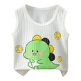 thumbnail image 1 of Baby Boy's Tank Tops Cute Cartoon Print Round Neck Vest Kids Sleeveless Undershirt Tees, 1 of 3