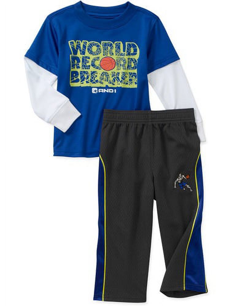 Baby Boys' 2 Piece Graphic Hangdown Tee and Pant Set - image 1 of 1