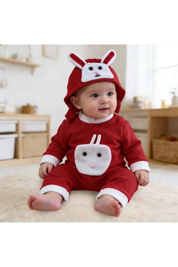 Baby Boys' Bodysuits Size One Size Kids Long Sleeve Round Neck Cartoon Print Snap Closure Romper Creeper Wear Baby Rompers Boy