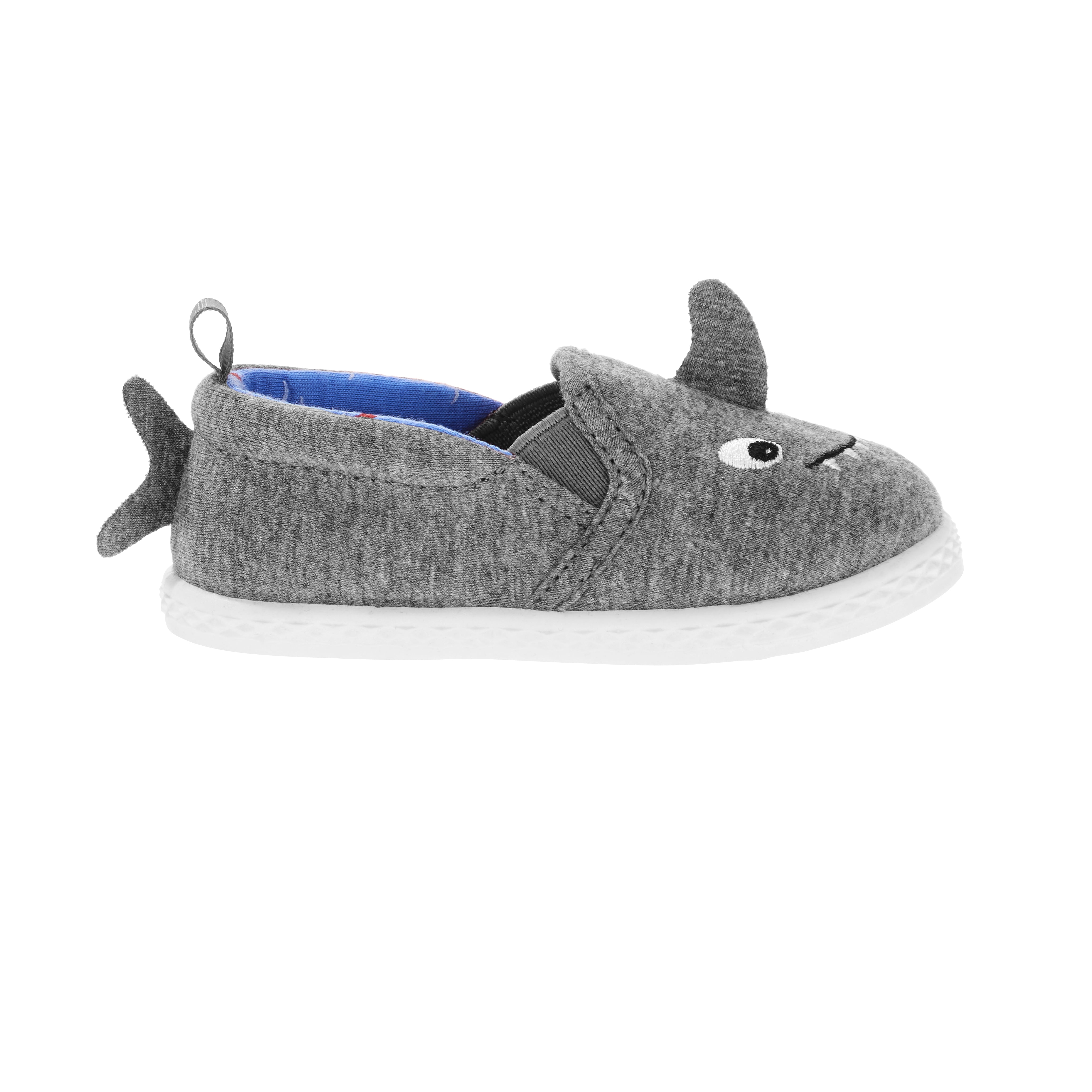 Baby Boys' Canvas Shark Slip-on