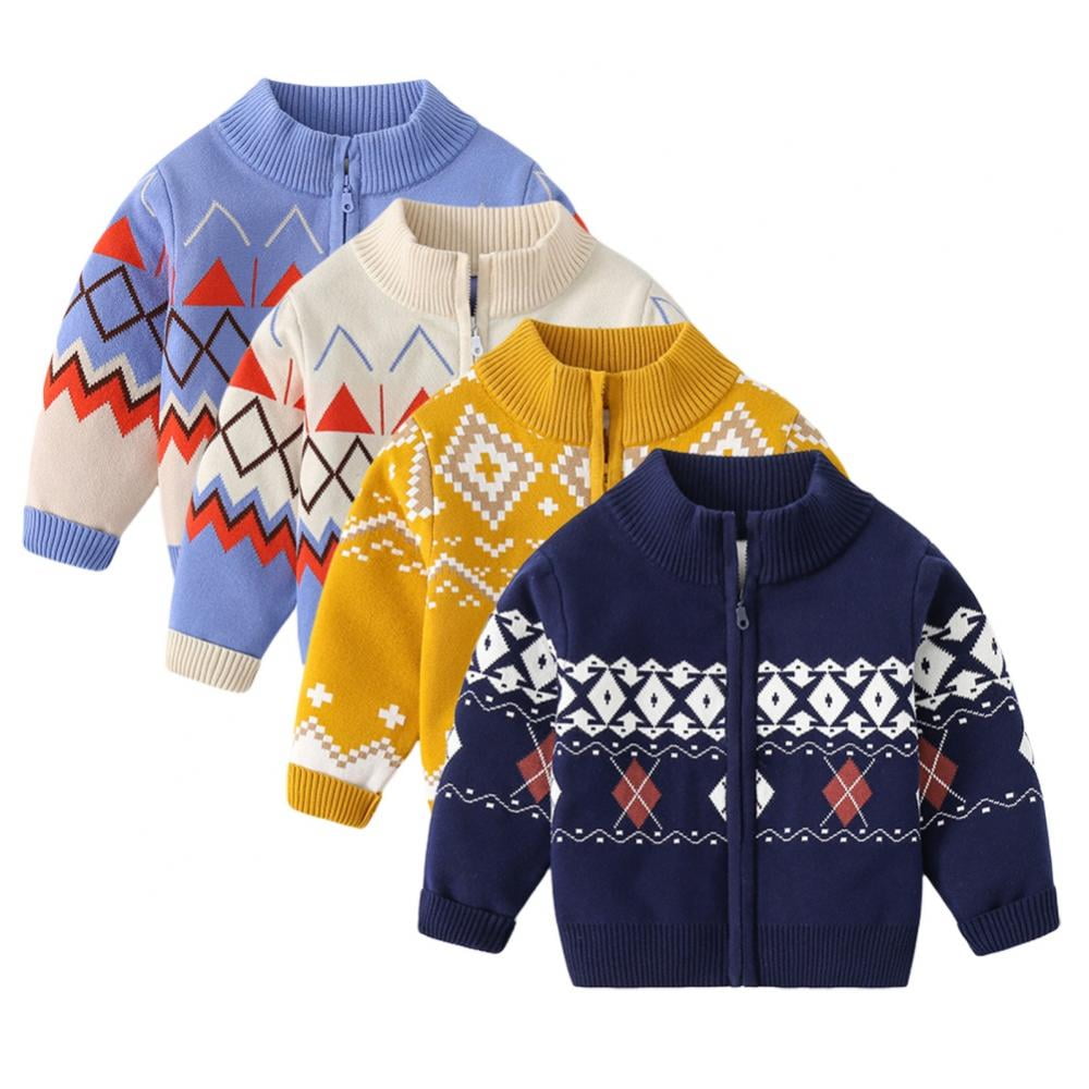 Baby Boys Cardigan Zipper up Toddler Knit Sweater Organic Baby Boys Cardigan Zipper up Toddler Knit Sweater Organic