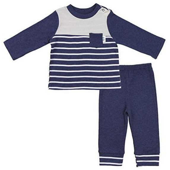 Baby Boys' Clothing Sets Long-Sleeve T-Shirt and Matching Pant. Size 6-9 Month Infant Outfit