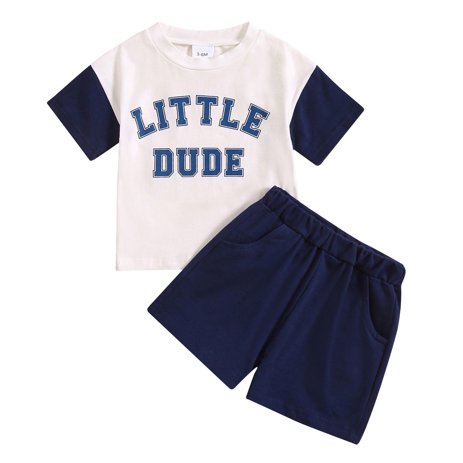 Baby Boys' Clothing Sets Toddler Boys Short Sleeve Prints T Shirt Tops