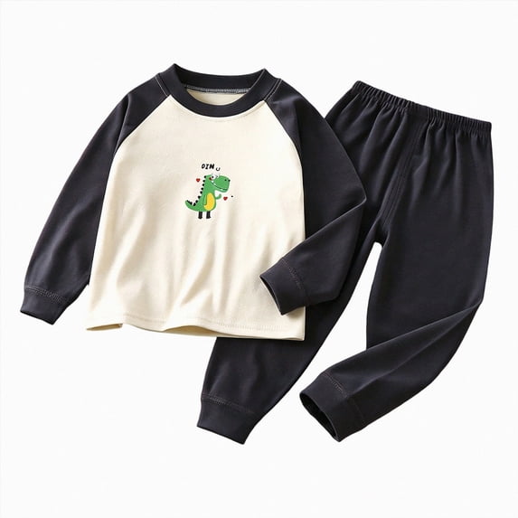 Baby Boys Girl Solid Color Outfit Sweatsuit Crewneck Sweatshirt Sweatpants Pants Set Fall Winter Clothes,Comfortable 6-12 Months 12-24 Months 2T 3T 4T 5T 6T 7T 8T 9T Children 18-24 Months
