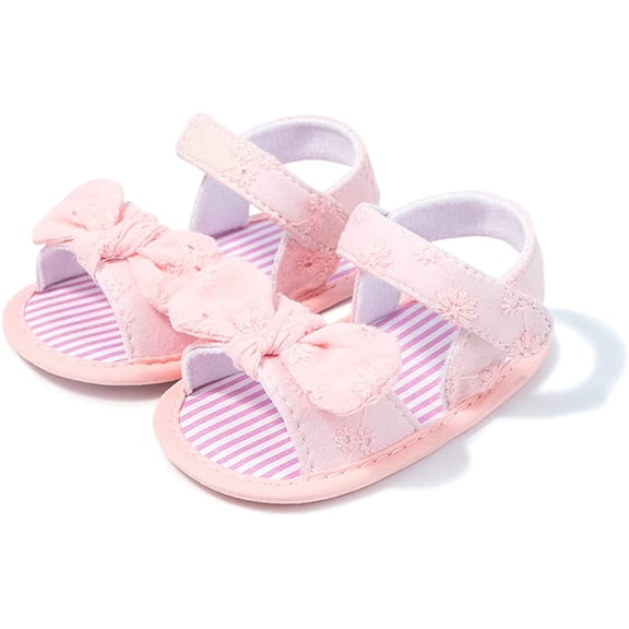 Baby Boys Girls 2 Straps Summer Dress Sandals Infant Shoes Soft Sole Breathable First Walker Newborn Shoes