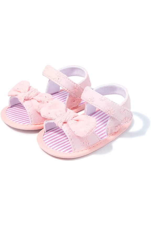 Baby Boys Girls 2 Straps Summer Dress Sandals Infant Shoes Soft Sole Breathable First Walker Newborn Shoes