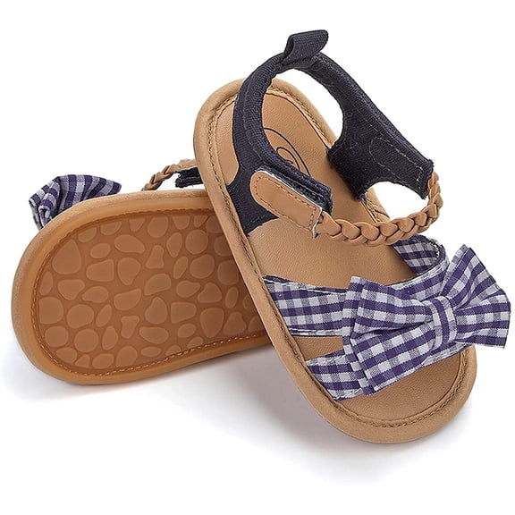 Baby Boys Girls 2 Straps Summer Dress Sandals Infant Shoes Soft Sole Breathable First Walker Newborn Shoes