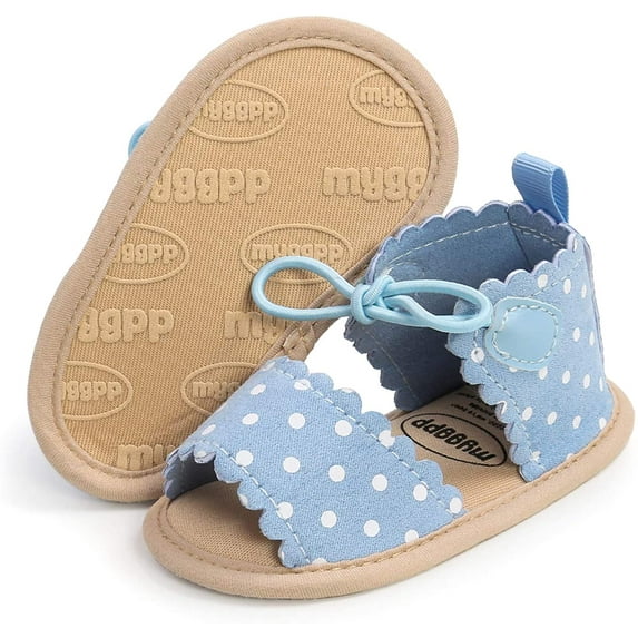 Baby Boys Girls 2 Straps Summer Dress Sandals Infant Shoes Soft Sole Breathable First Walker Newborn Shoes