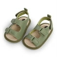 thumbnail image 1 of Baby Boys Girls 2 Straps Summer Dress Sandals Soft Sole First Walker Newborn Shoes, 1 of 5
