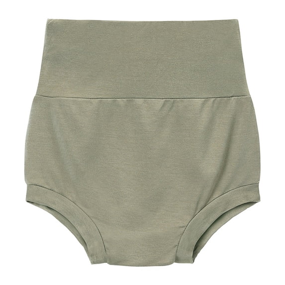 Baby Boys Girls Bloomers High Waist Shorts Solid Color Bummies Shorts