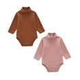 thumbnail image 1 of Baby Boys Girls Bodysuit Romper Pajamas Jumpsuit Comfort Long Sleeves Sleeper Playsuits Outfits 2PCS, 1 of 4