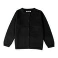 thumbnail image 1 of Baby Boys Girls Button-Down Cardigan Toddler Cotton Knit Sweater Kids Basic Crewneck Solid Cardigan Sweater Tops, 1 of 5