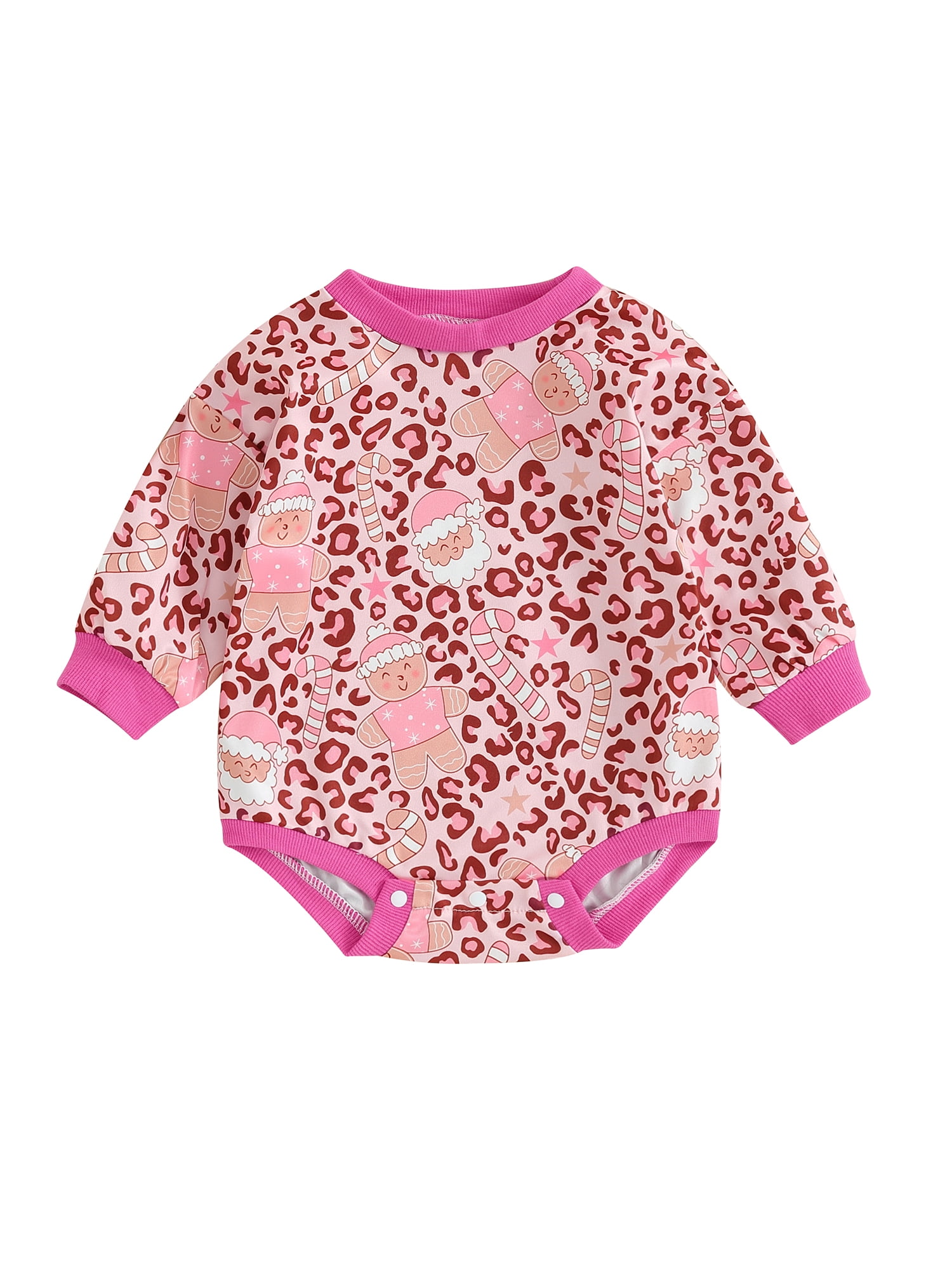 Baby Boys Girls Christmas Romper Classic Reindeer Santa Letter