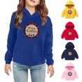thumbnail image 1 of Baby Boys Girls Cute Christmas Sweatshirt Sale Hoodies Solid Long Sleeve T-Shirt Pullovers Children's Cotton Thin Fall & Winter Tops 2-6 Years Blouses qILAKOG Size 4 Years, 1 of 6
