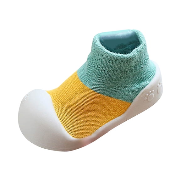Baby Boys Girls Cute First Walking Shoes Toddler Infant Non Slip Sock Shoes Soft Sole Slip On Sneakers