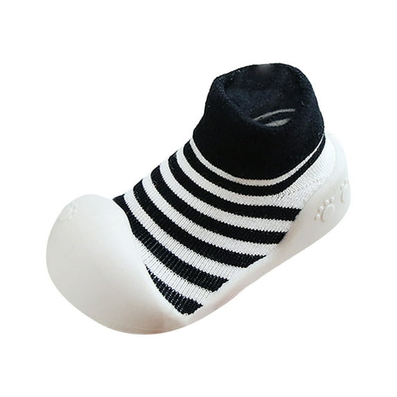 Baby Boys Girls Cute First Walking Shoes Toddler Infant Non Slip Sock Shoes Soft Sole Slip On Sneakers