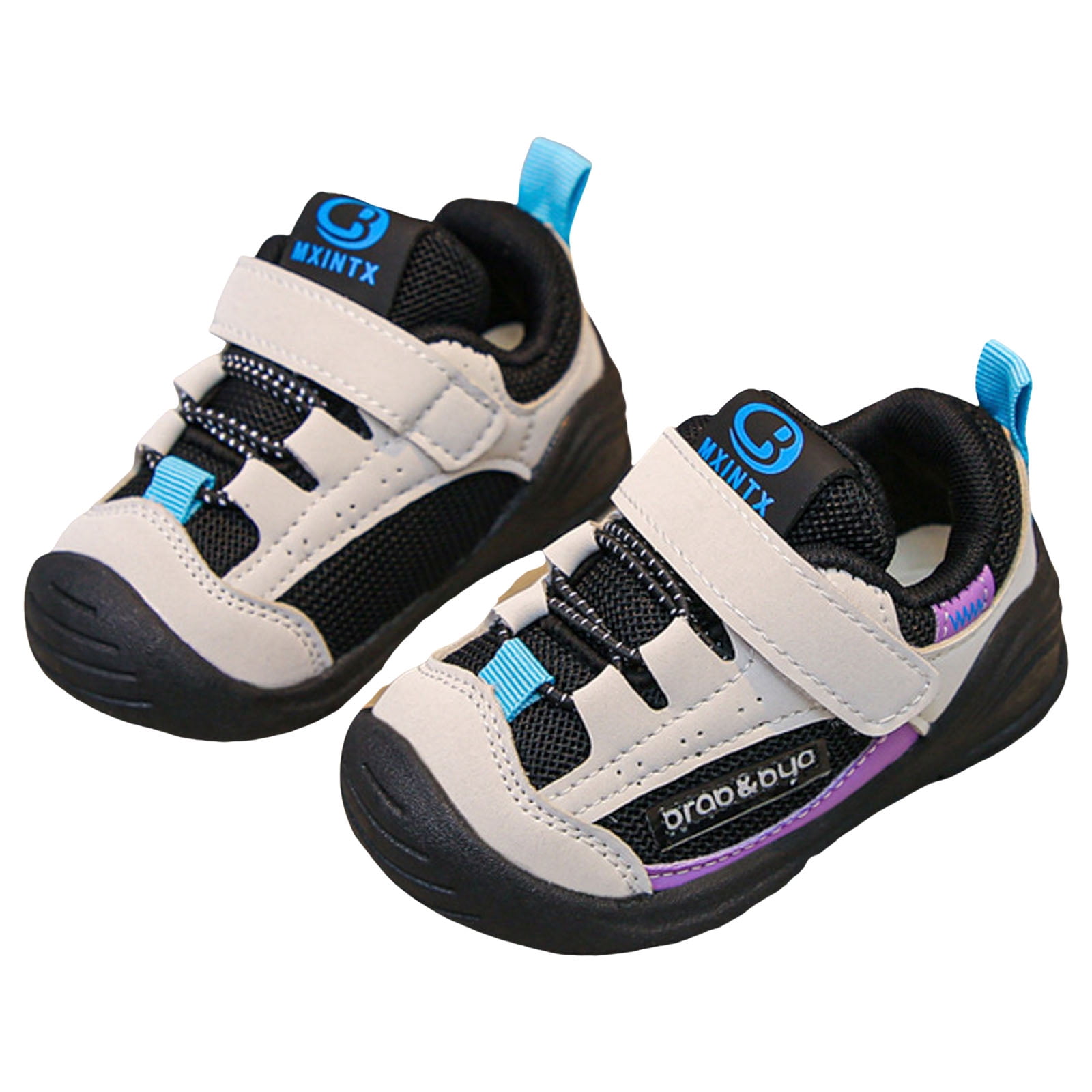 Baby Boys Girls First Walkers Barefoot Hiking Sneakers Toddler Breathable Walking Running Tennis Shoes