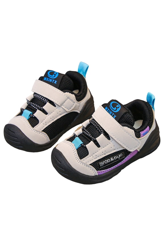 Baby Boys Girls First Walkers Barefoot Hiking Sneakers Toddler Breathable Walking Running Tennis Shoes