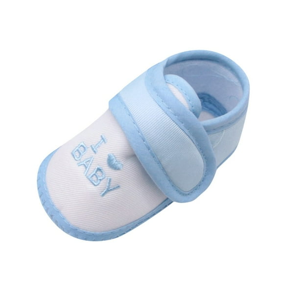 Baby Boys Girls First Walking Shoes Infant Slip On Sneakers Breathable Non Slip Lightweight Cotton Shoes