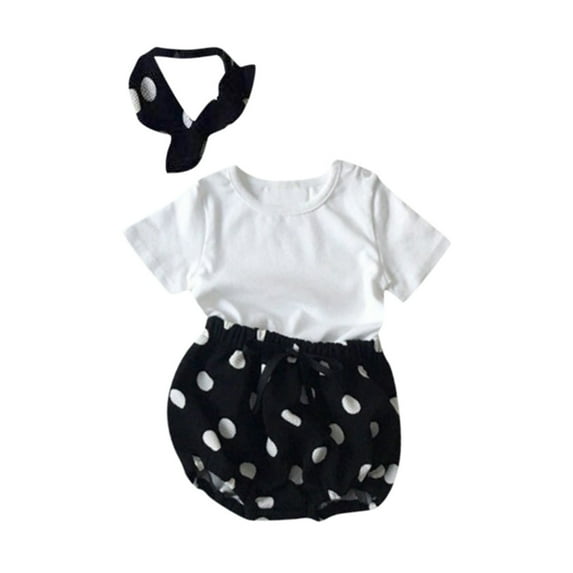 Baby Boys Girls Gifts Newborn Infant Baby Girls Tops+ Plaid Shorts Outfits Summer Set Going Out Outfits for Girls