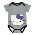 Baby Boys&Girls Hello Kitty Short Sleeves Cotton Climbing Bodysuits