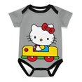 Baby Boys&Girls Hello Kitty Short Sleeves Cotton Newborn Climbing