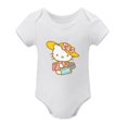 Baby Boys Girls Hello Kitty White Short Sleeves Newborn Onesie