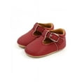 thumbnail image 1 of Baby Boys Girls Leather Soft Bottom Walking Sneakers Toddler Rubber Sole First Walkers Infant Cartoon Shoes, 1 of 9