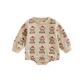 Baby Boys Girls Long Sleeve Cute Cartoon Romper Bodysuit Outfits Baby