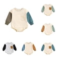 thumbnail image 1 of Baby Boys Girls Long Sleeve Romper Kids Fall Winter Clothes Pants for Bodysuits 6-12 Months, 1 of 7
