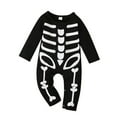 thumbnail image 1 of Baby Boys Girls Long Sleeve Romper Skeleton Jumpsuit Outfits, 1 of 8