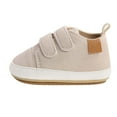 thumbnail image 1 of Baby Boys Girls PU Sneakers Toddler Anti-Slip Shoes Infant High-top First Walkers Newborn Crib Shoes, 1 of 9