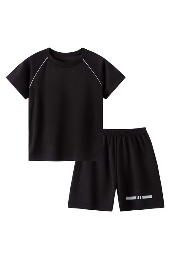 Baby Boys Girls Pajamas Sleepwear Set Car Polo Shirt Shorts 7-8 Years 8-9 Years 9-10 Years Natural Cotton Adjustable Waist Daily Wear Super Soft (10-11 Years,Black)