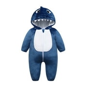 Baby White Cow Green Dinosaur Blue Shark Costumes Toddler Outfit Infants Romper