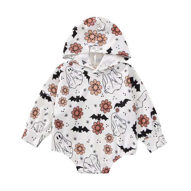 Baby Boys Girls Patchwork Long Sleeve Letter Cute Cartoon Print Romper