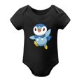 Baby Boys&Girls Pokemon Short Sleeves Black Onesie Newborn Bodysuits 24
