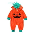 Baby Boys Girls Pumpkin Romper Jumpsuit Outfits Baby Boys Clothes 1218