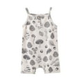 Baby Boys & Girls Romper Suspenders Check Jumpsuit Button Pajamas