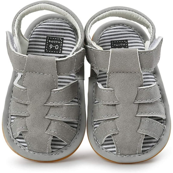 Baby Boys Girls Sandals Rubber Sole Outdoor First Walker Toddler Girls Boys Summer Shoes