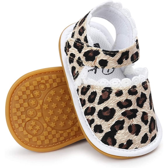 Baby Boys Girls Sandals Rubber Sole Outdoor First Walker Toddler Girls Boys Summer Shoes