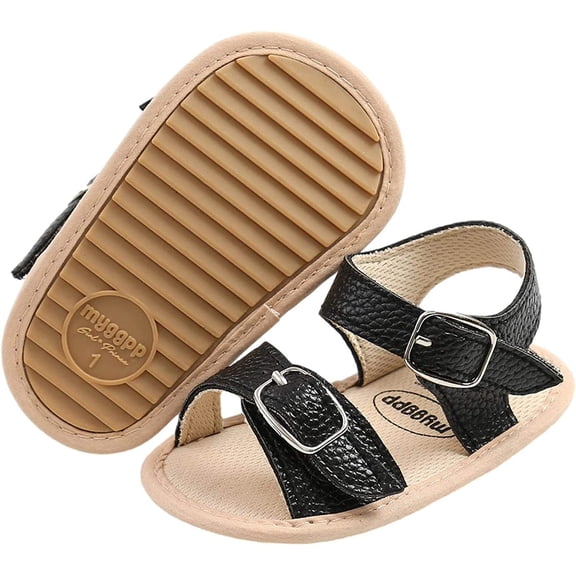 Baby Boys Girls Sandals Rubber Sole Outdoor First Walker Toddler Girls Boys Summer Shoes