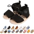 thumbnail image 1 of Baby Boys Girls Sandals Soft Sole Summer Shoes Baby Flat Shoes Beach Shoes First Walkers, 1 of 7