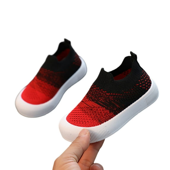 Baby Boys Girls Shoes Breathable Non-Skid Walking Sock Shoes First Walking Shoes with Soft Rubber Sole Infant Toddler Slipper Sneaker