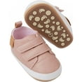 thumbnail image 1 of Baby Boys Girls Shoes Lace Up Leather Infant Sneakers Non Slip Rubber Sole Newborn Loafers Toddler First Walker Crib Shoes, 1 of 6