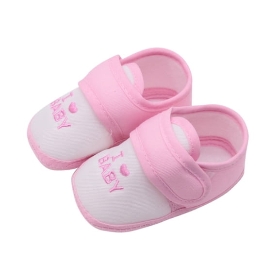 Baby Boys Girls Shoes Letter Pattern Toddler Sneakers Anti-Slip Infant First Walkers 0-18 Months
