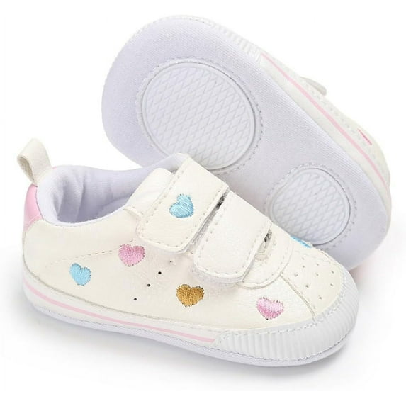 Baby Boys Girls Shoes Non-Slip Rubber Sole Sneakers Infant First Walking Toddler Crib Shoes Newborn Loafers Flats.