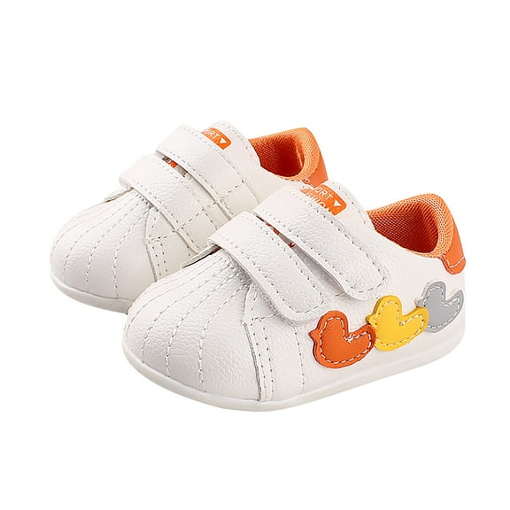 Baby Boys Girls Shoes PU Leather Toddler Sneakers Anti-Slip Infant First Walkers 6-24Month