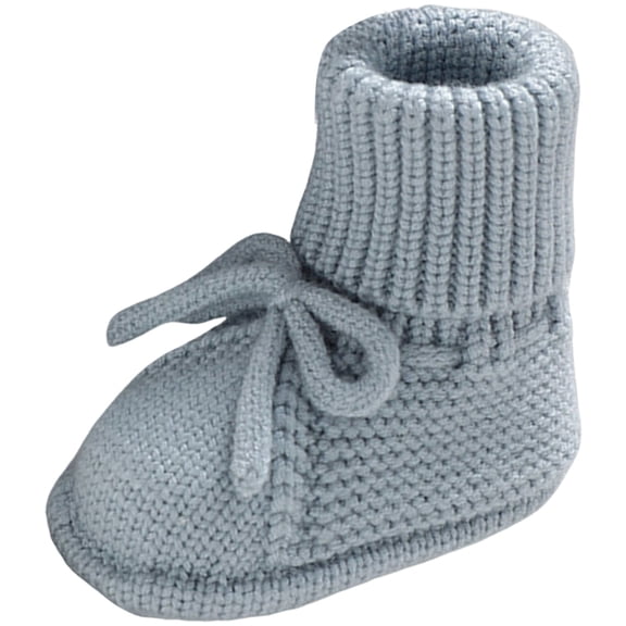 Baby Boys Girls Sock Shoes Newborn Fuzzy First Walking Shoes Toddler Winter Warm Non Slip Knit Ankle Booties